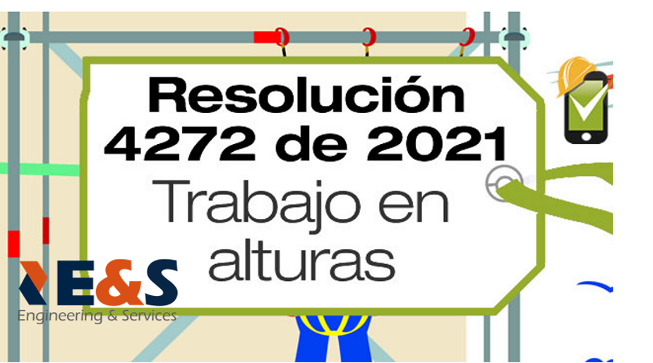 Resolución 4272 de 2021 trabajo en alturas